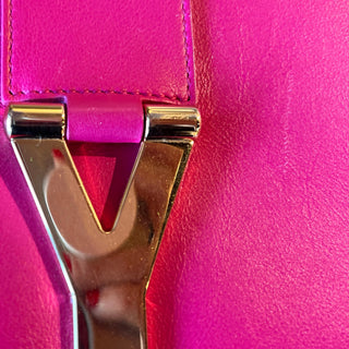 Saint Laurent Bubblegum Classic Y Ligne Chain Wallet