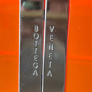 BOTTEGA VENETA Orange Acrylic Clamper Bracelet