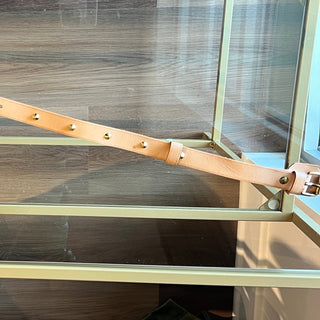 LOUIS VUITTON Vachetta Leather Adjustable Shoulder Strap