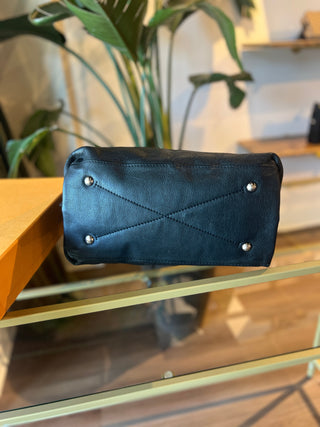 LOUIS VUITTON Black Mahina Hobo Shoulder Bag