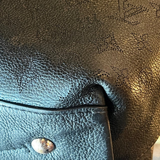 LOUIS VUITTON Black Mahina Hobo Shoulder Bag