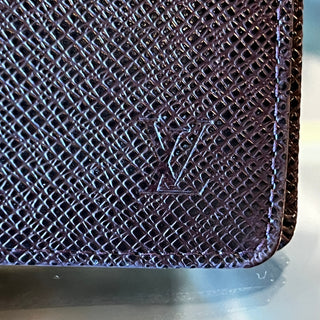 LOUIS VUITTON Taiga Brown Leather Small Agenda Cover