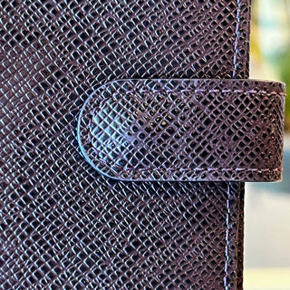 LOUIS VUITTON Taiga Brown Leather Small Agenda Cover