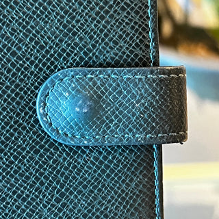 LOUIS VUITTON Taïga Green Ring Agenda Cover
