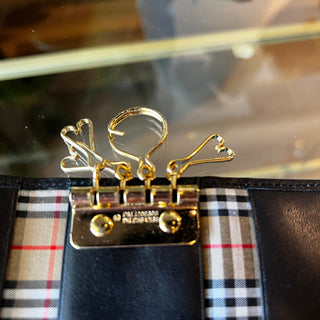 BURBERRY Leather 4 Key Case