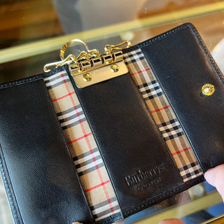 BURBERRY Leather 4 Key Case