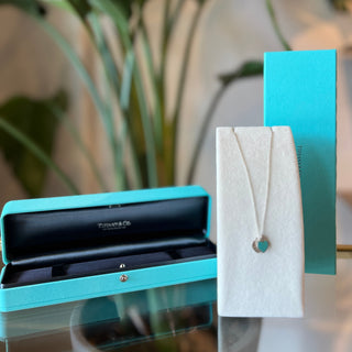TIFFANY & CO Return To Tiffany Double Heart Necklace