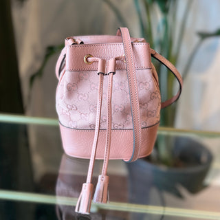 GUCCI GG Supreme Mini Bucket Bag