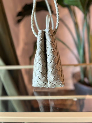 BOTTEGA VENETA Travertine Andiamo Shoulder Tote