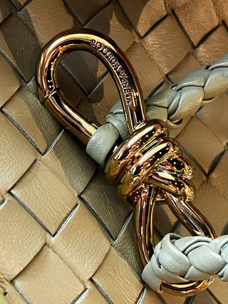 BOTTEGA VENETA Travertine Andiamo Shoulder Tote