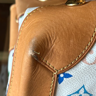 LOUIS VUITTON White Multicolor Ursula Shoulder Bag