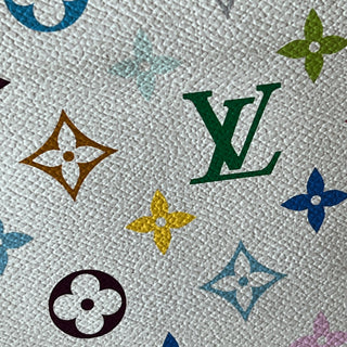 LOUIS VUITTON White Multicolor Ursula Shoulder Bag