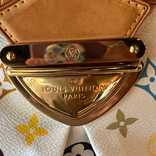 LOUIS VUITTON White Multicolor Ursula Shoulder Bag