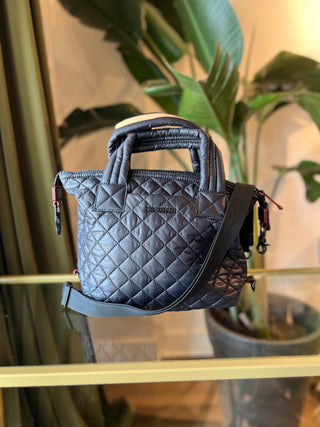 MZ WALLACE Sutton Deluxe Small Quilted Nylon Tote Bag