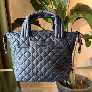 MZ WALLACE Sutton Deluxe Small Quilted Nylon Tote Bag