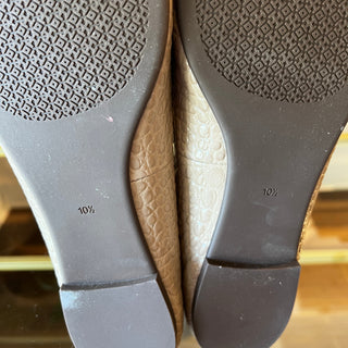 TORY BURCH Chelsea Croco Embossed Ballet Flat SZ 10.5